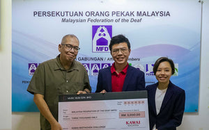 Kawai Malaysia Contributes RM3,000 to Malaysian Federation of the Deaf as Part of the Kawai Beethoven Challenge