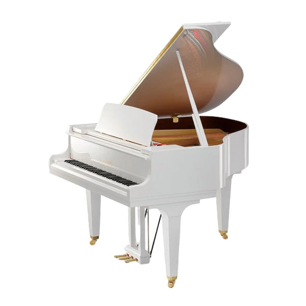 Kawai GL-20 [Made In Japan] Classic Baby Grand Piano - White Polish